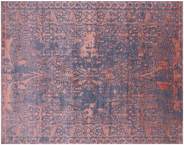 Persian Handmade Wool & Silk Rug