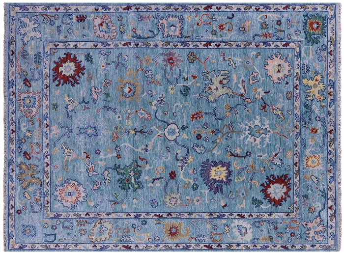 Turkish Oushak Handmade Rug