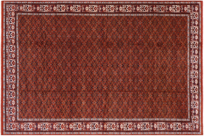 Fine Persian Bijar Handmade Wool On Wool Rug