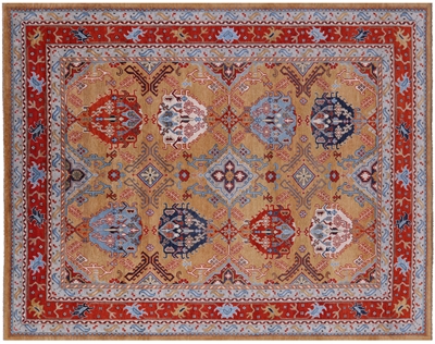 Super Kazak Handmade Wool Rug