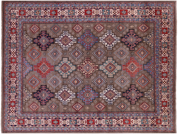 Handmade Super Kazak Wool Rug