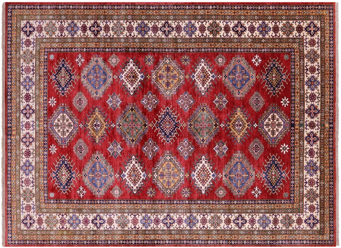 Hand Knotted Super Kazak Wool Rug