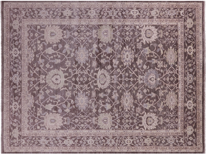 Hand Knotted Turkish Oushak Wool Rug