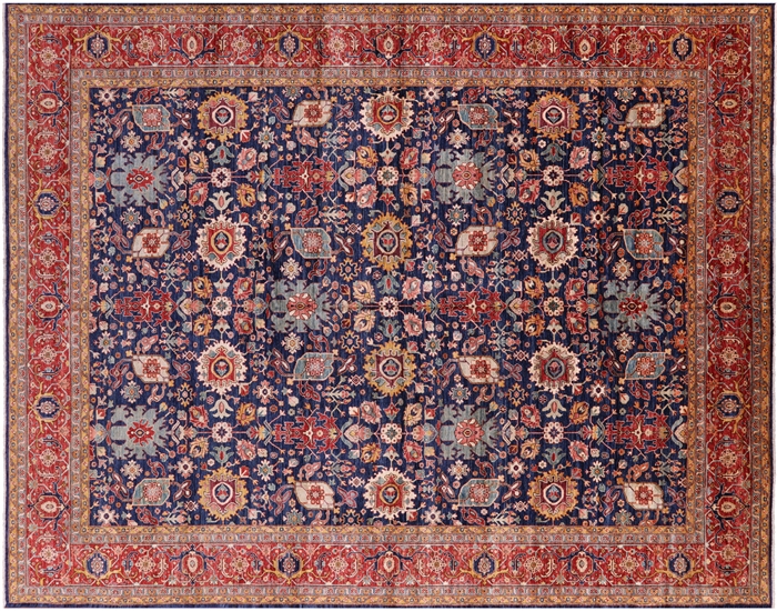 Hand Knotted Persian Fine Serapi Wool Rug