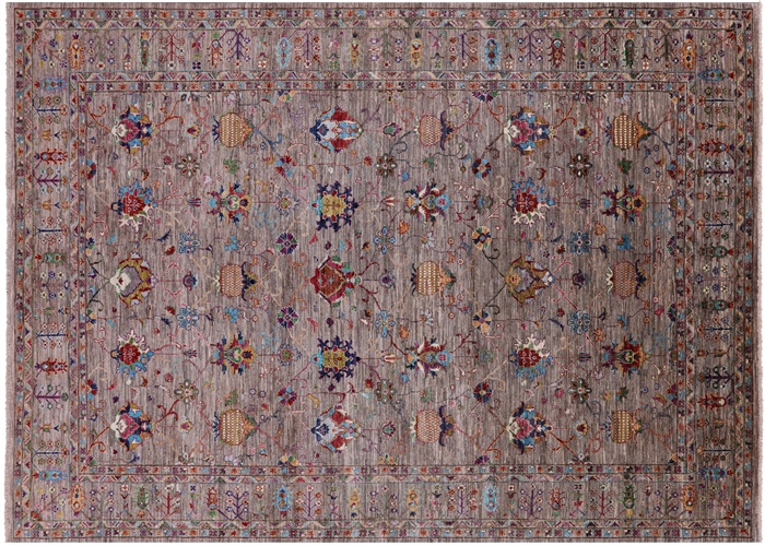 Persian Tabriz Hand-Knotted Rug