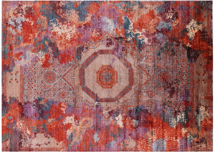 Hand-Knotted Contemporary Rug