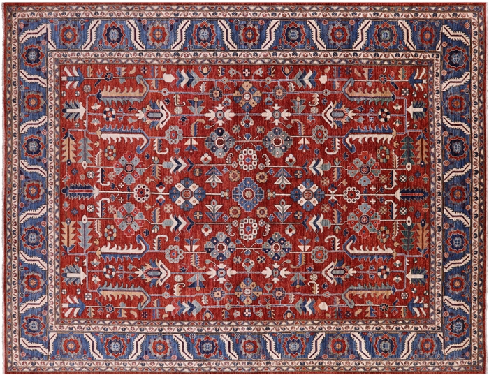 Handmade Persian Fine Serapi Wool Rug