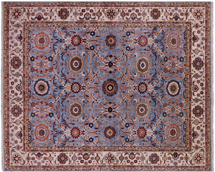 Hand Knotted Persian Tabriz Wool Rug