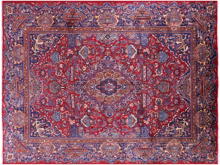 New Hand Knotted Persian Kashmar Area Rug