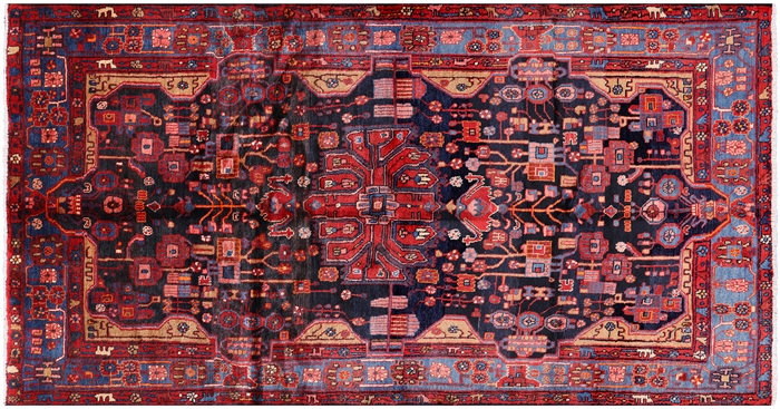 New Handmade Persian Nahavand Area Rug