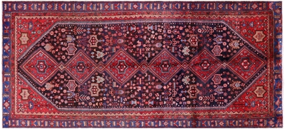 Hand-Knotted New Persian Nahavand Rug