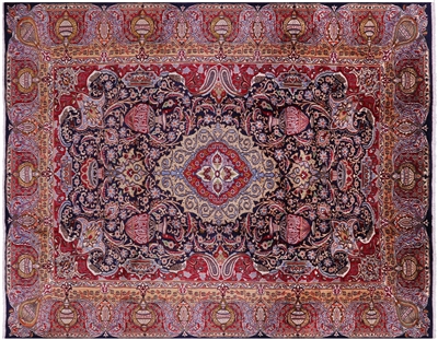 New Hand Knotted Persian Kashmar Wool Rug