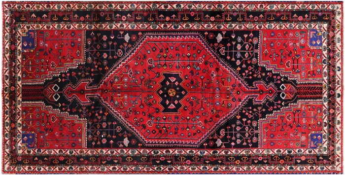 New Persian Handmade Hamadan Area Rug