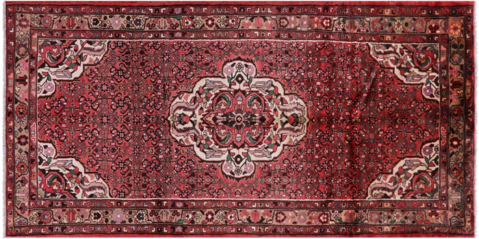 Hand Knotted Persian Hamadan Area Rug