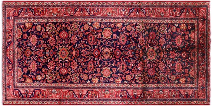 New Persian Mahal Hand Knotted Wool Rug