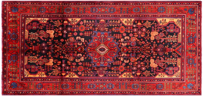 New Persian Nahavand Handmade Area Rug