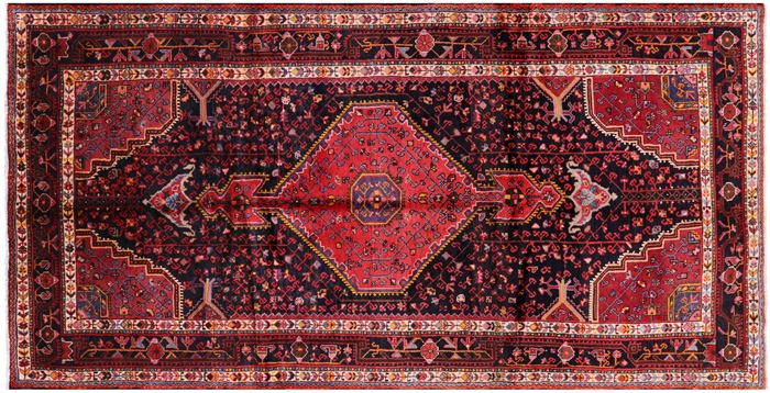 Persian Tribal Nahavand Hand Knotted Rug