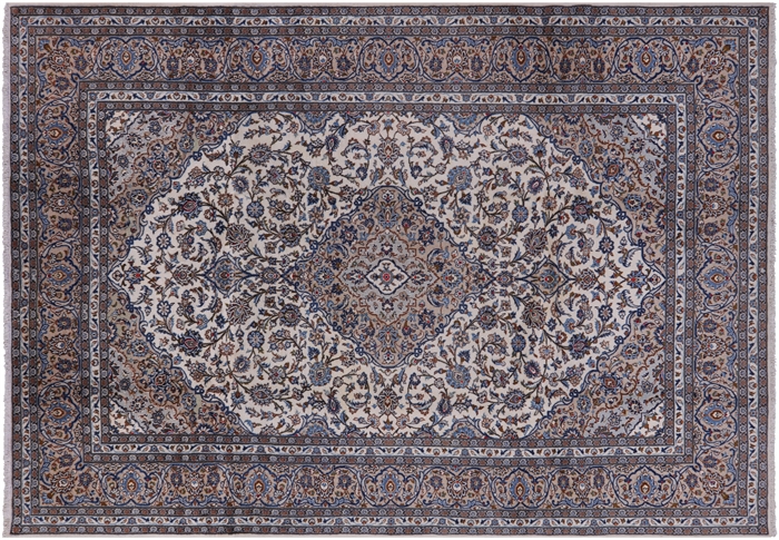 New Persian Kashan Area Rug