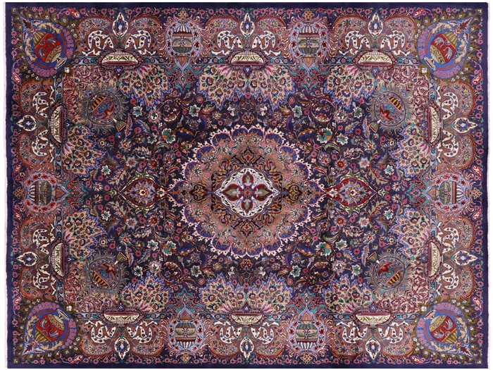 New Hand Knotted Persian Kashmar Area Rug