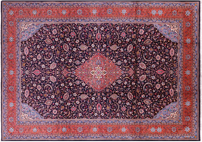 New Persian Sarouk Handmade Wool Area Rug