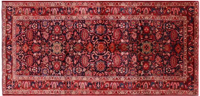 Handmade New Persian Mahal Wool Rug