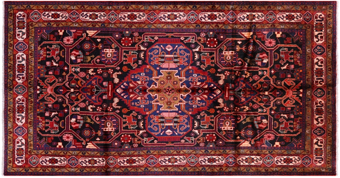 Full Pile Wool Persian Nahavand Rug