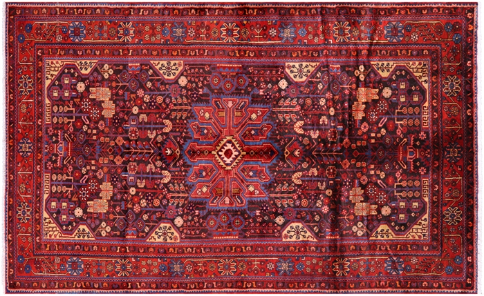 New Persian Nahavand Hand Knotted Wool Rug
