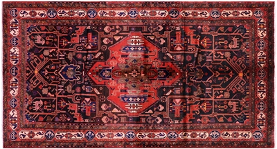 New Persian Nahavand Full Pile Area Rug