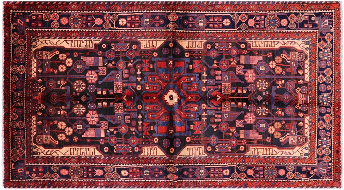 New Persian Nahavand Handmade Rug