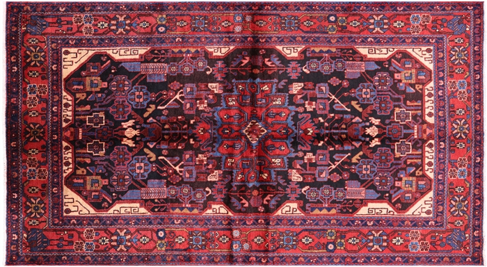 New Persian Nahavand Hand Knotted Wool Rug