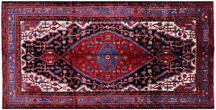 New Persian Nahavand Hand Knotted Full Pile Rug