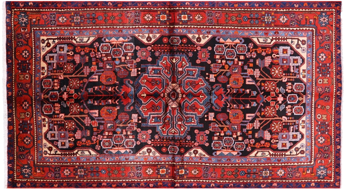 New Persian Nahavand Hand Knotted Wool Rug