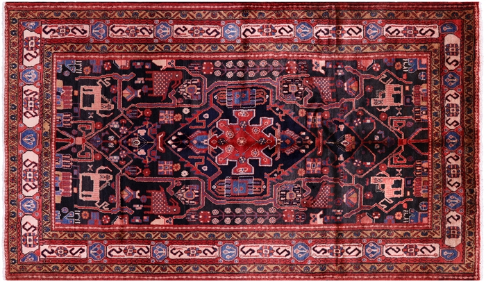 New Persian Nahavand Wool Rug