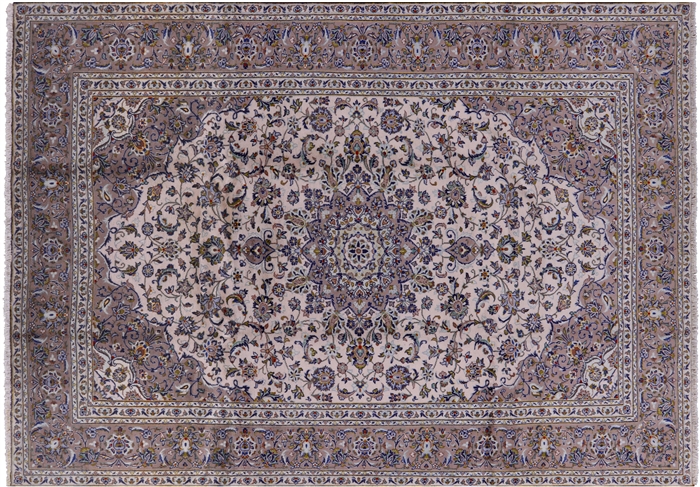 Hand Knotted Full Pile Wool New Persian Kashan Rug