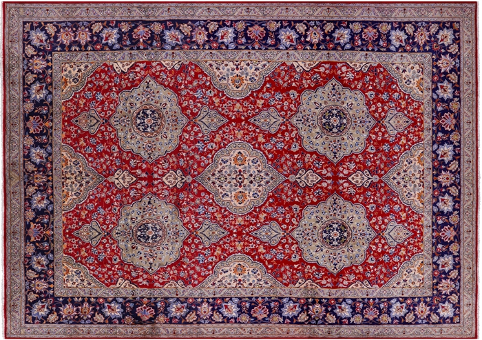 Handmade New Persian Tabriz Wool Rug