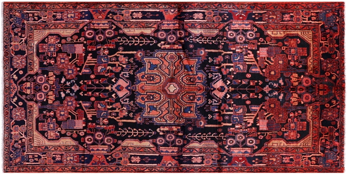 New Persian Nahavand Handmade Wool Rug