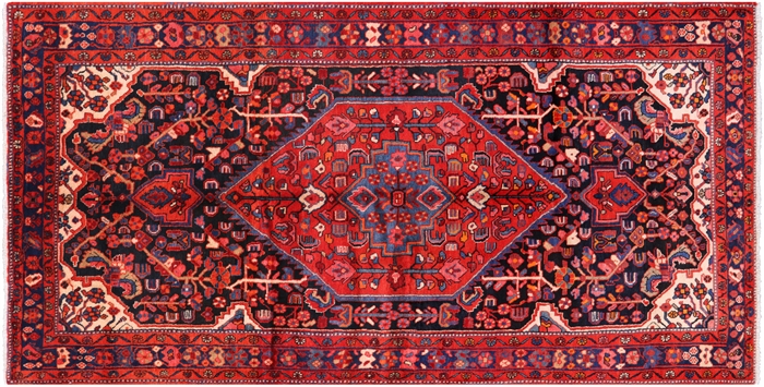 New Handmade Wool Persian Hamadan Rug