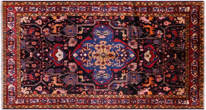 New Hand Knotted Persian Nahavand Rug