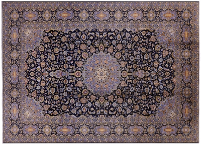 New Persian Kashan Hand Knotted Wool Rug