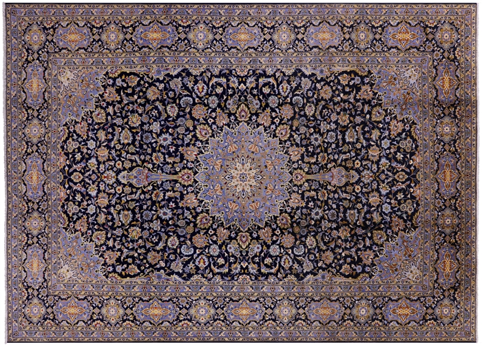 New Persian Kashan Hand Knotted Wool Rug