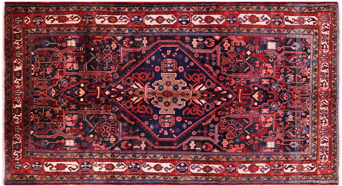 New Persian Nahavand Handmade Wool Rug