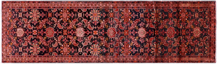 New Persian Hamadan Runner Rug