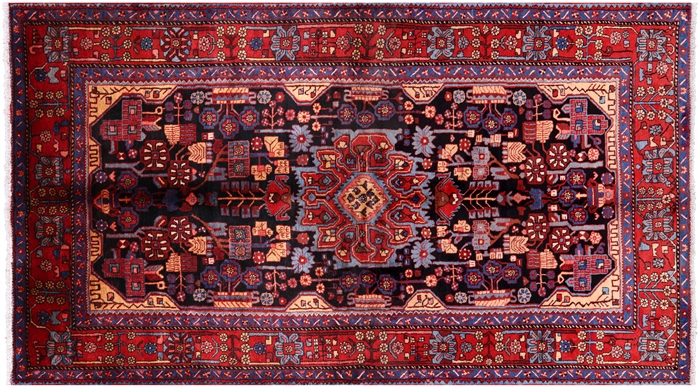 New Persian Nahavand Hand Knotted Rug