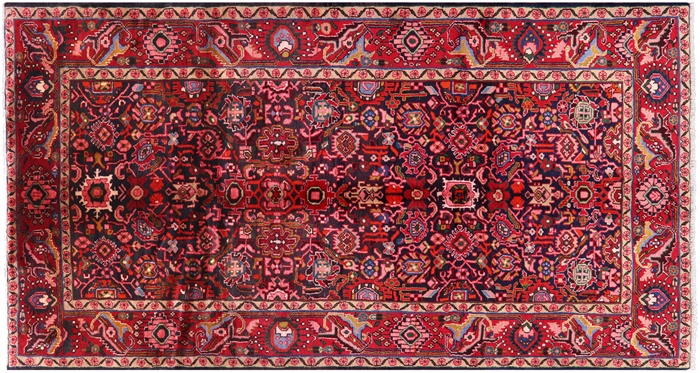 New Full Pile Persian Hamadan Wool Rug