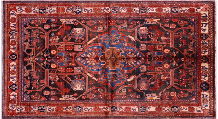 New Hand Knotted Wool Persian Nahavand Rug