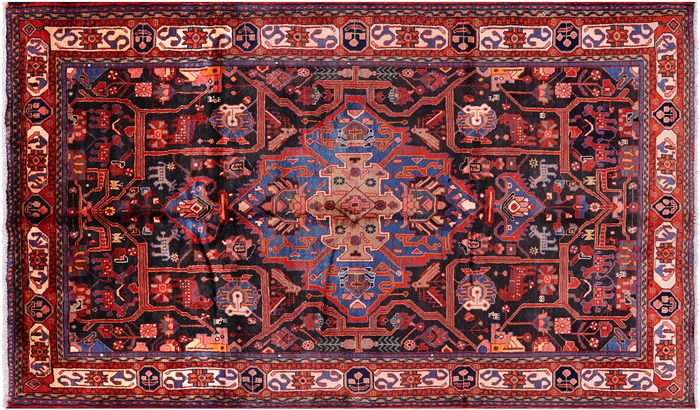 New Persian Full Pile Wool Nahavand Rug