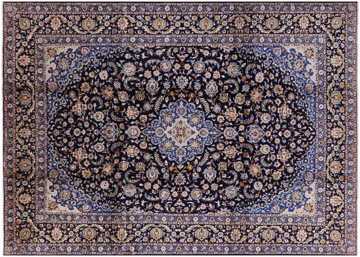 New Persian Kashan Area Rug