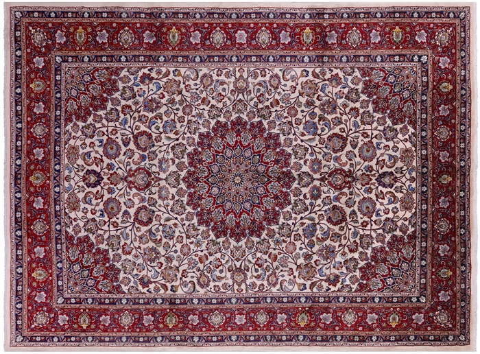 New Persian Mashad Handmade Full Pile Rug