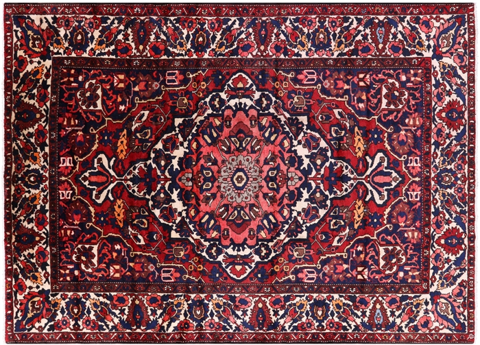 Hand Knotted Persian Isfahan Wool Rug