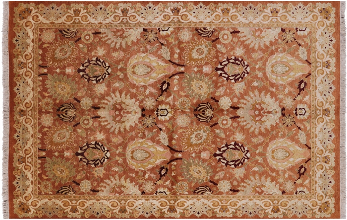 Chobi Peshawar Hand-Knotted Wool Area Rug